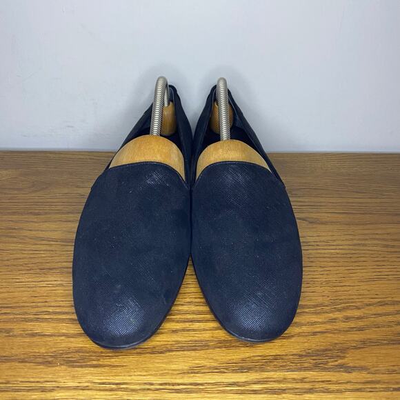 Vionic Womens Willa II Black Textured Slip On Comfy Orthoheel Loafer Shoes Sz 8 - Picture 2 of 7